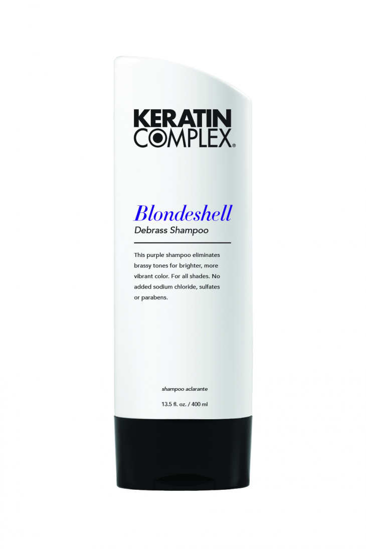 Кератиновый шампунь для седых и осветлённых волос Keratin Complex Blondeshell Debrass Shampoo