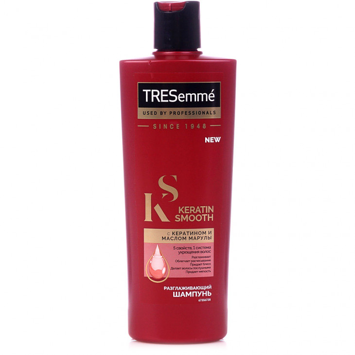 4. Кератиновый шампунь для густых волос TRESemmé Keratin Smooth Shampoo