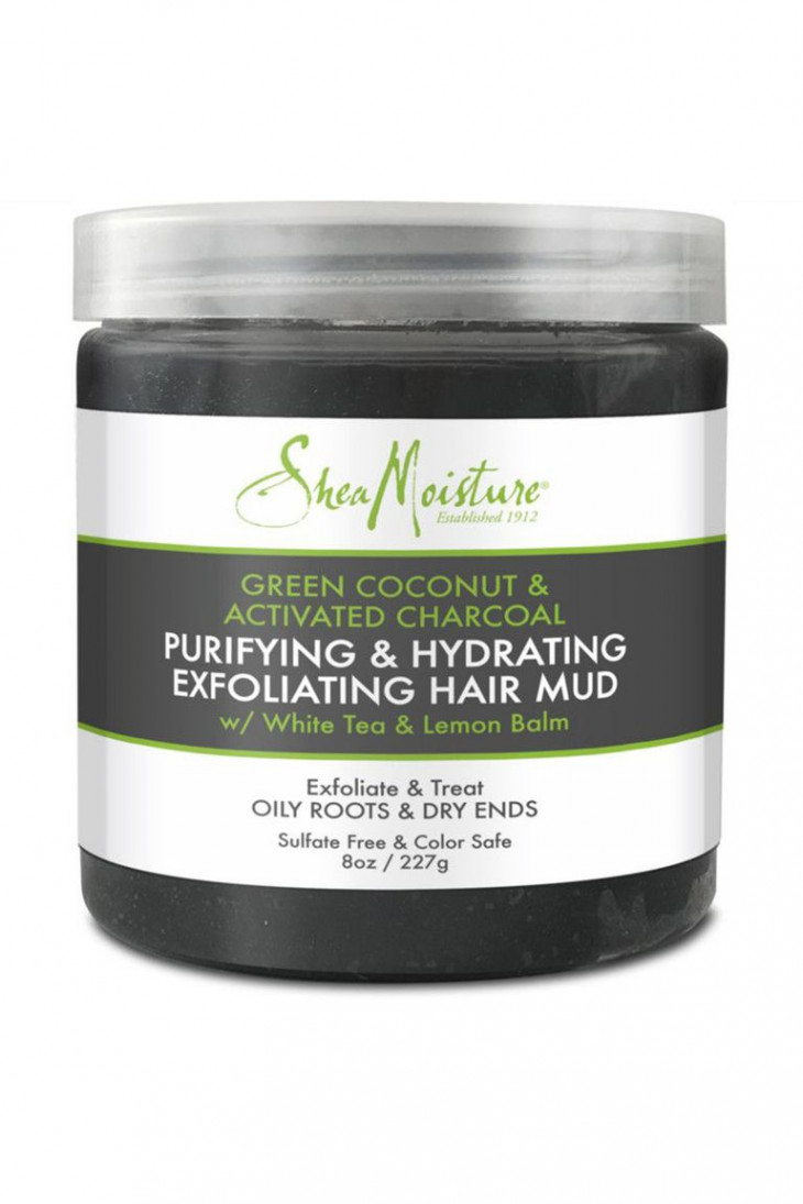 Shea Moisture Green Coconut & Activated Charcoal Exfoliating Hair Mud