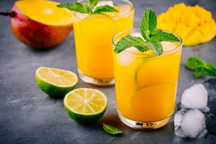 Домашний лимонад с манго