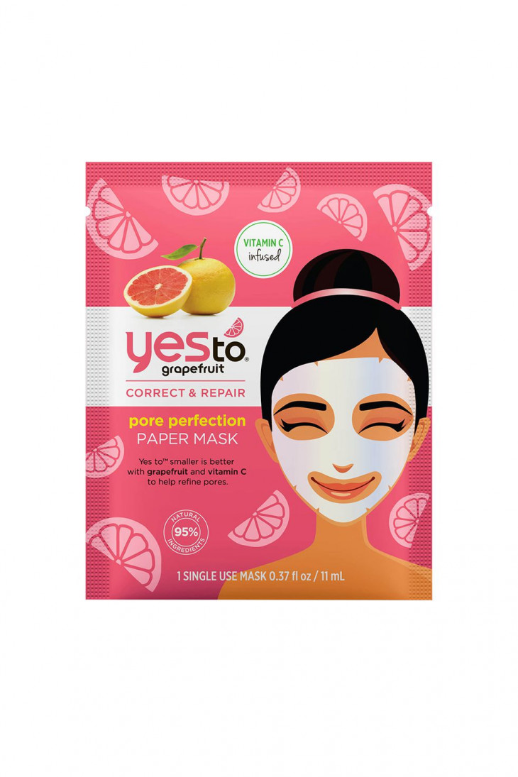 Yes To Grapefruit Vitamin C Glow-Boosting Paper Mask