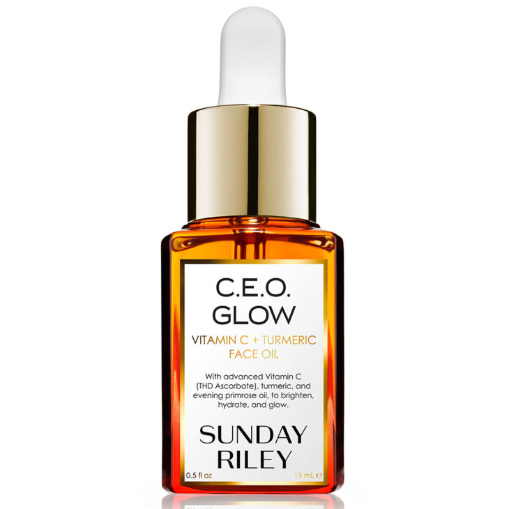 Масляная сыворотка с витамином С и куркумой SUNDAY RILEYC.E.O Glow Vitamin C + Turmeric Face Oil