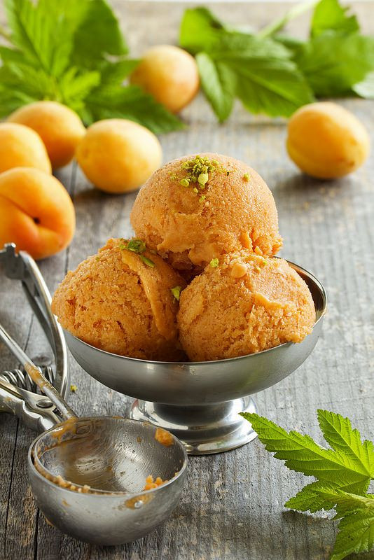 абрикосовое мороженое