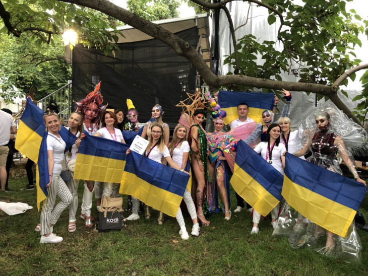 Украинская команда на World Bodypainting Festival 2019