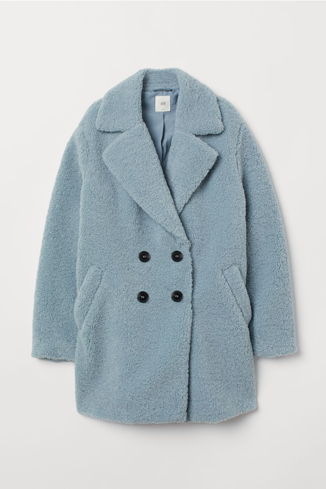 Плюшевое пальто H&M