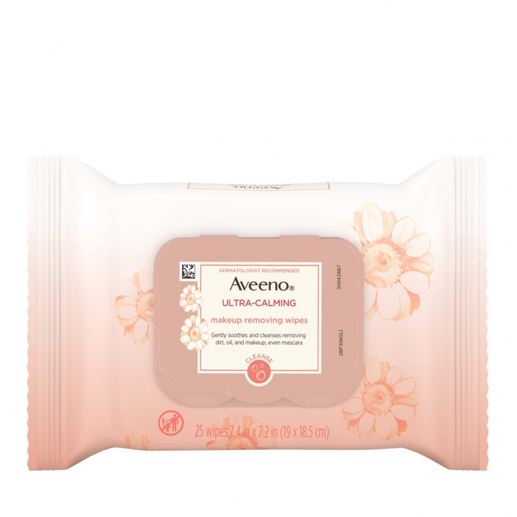 Aveeno Ultra-Calming Cleansing Makeup Removing Wipes
