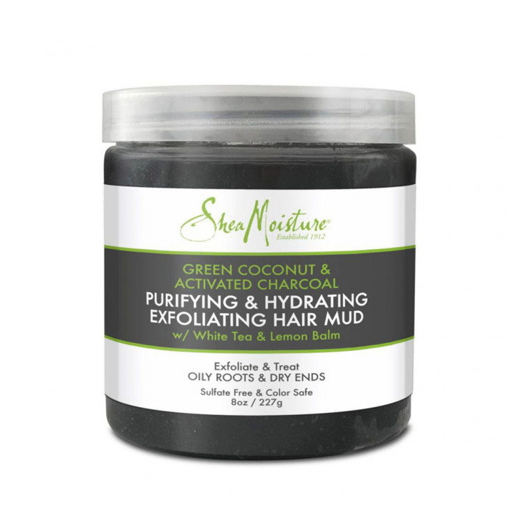 Shea Moisture Green Coconut & Activated Charcoal Exfoliating Hair Mud
