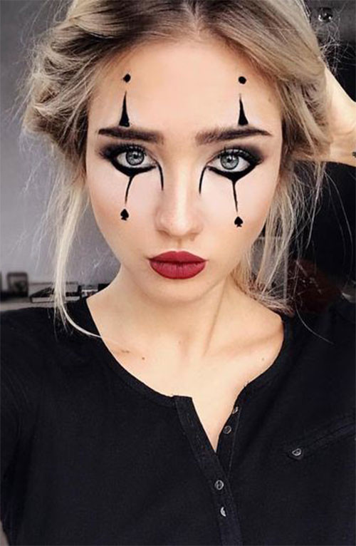Легкий макияж на Хэллоуин