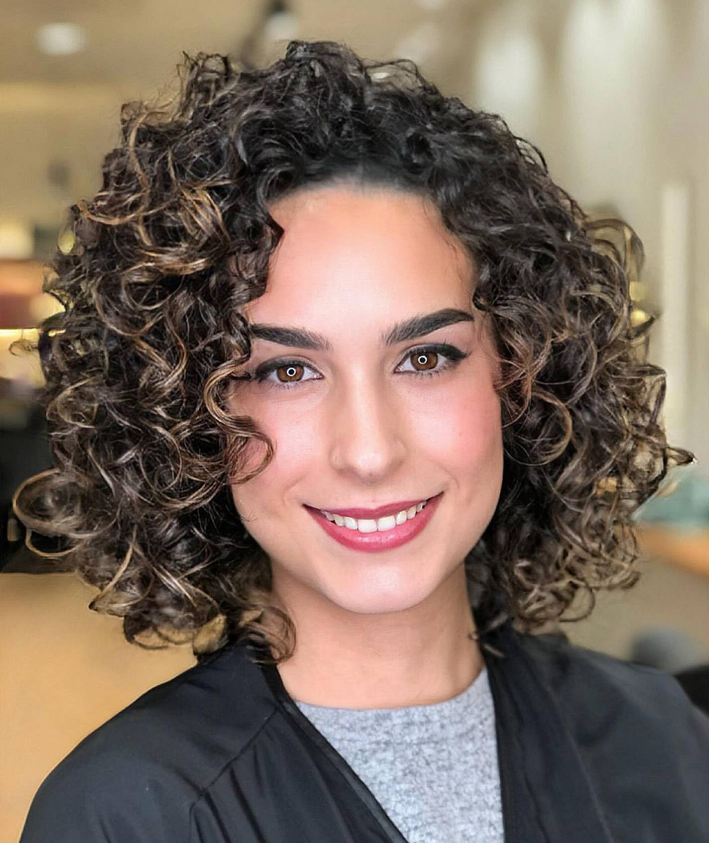 Curly bob